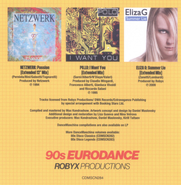 DanceMaschina: 90s Eurodance - Robyx Productions-3 Various-3
