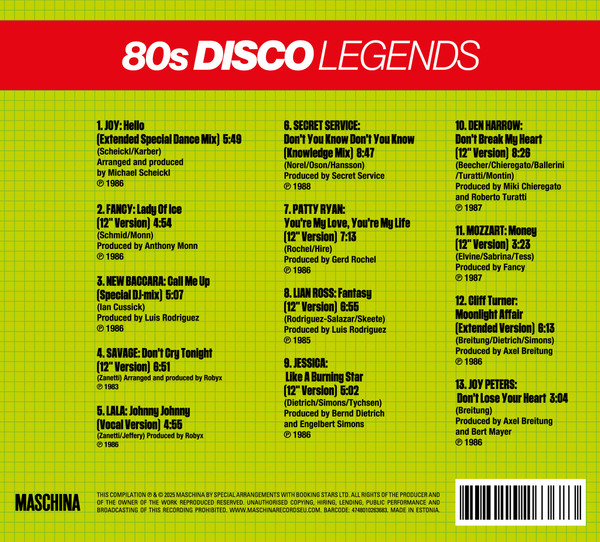 DanceMaschina: 80s Disco Legends-1 Various-1