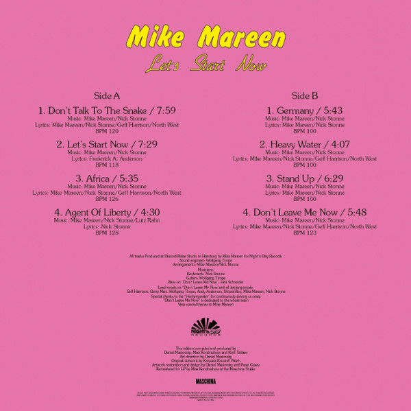 Let's Start Now-1 Mike Mareen-1